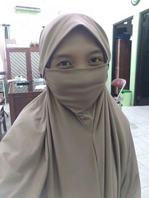 Jilbab Safety Mask Niqab Anti Corona Grade B R.30 G