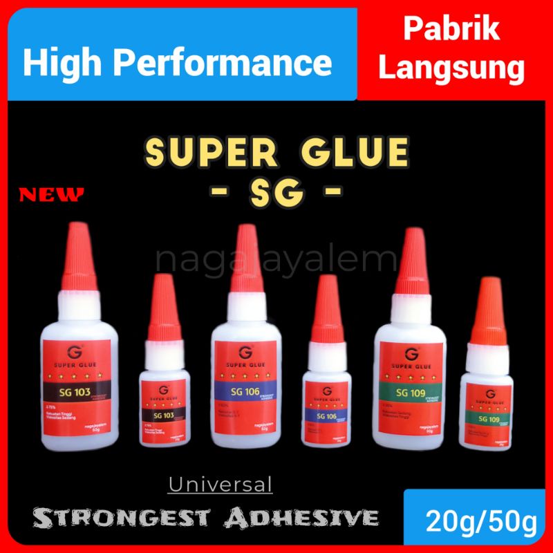 

Super Glue SG/Lem type SG/Strongest Adhesive SG/Lem Universal SG