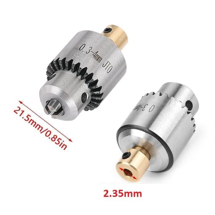 Chuck DIY Bor Elektrik Dinamo Drill Micro 0.3-4mm JTO As 2.35mm -KC39