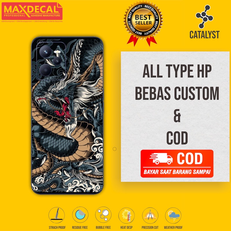 Garskin Realme C35 Fullbody Kode 7 - Bisa Custom - Skin Case