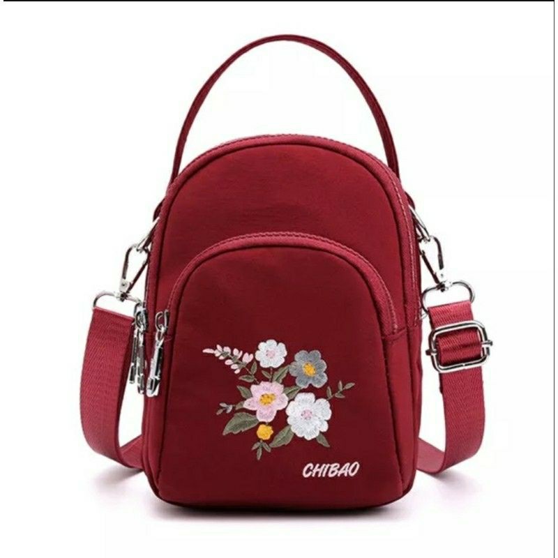 Tas Chibau Bordir Bunga