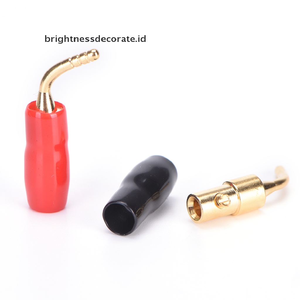 8pcs Sekrup Konektor Kabel Speaker Audio Ukuran 2MM Untuk Hifi