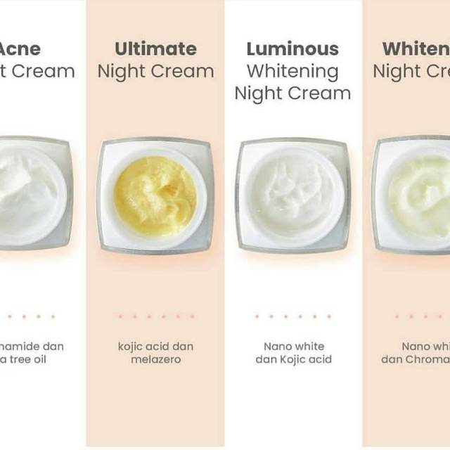 NIGHT CREAM  / CREAM MALAM MS GLOW NEW PACK