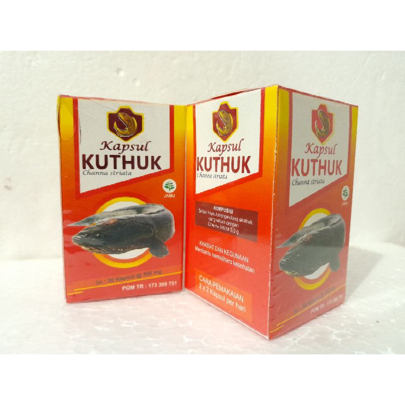 

KAPSUL KUTHUK CHANNA STRIATA 30 KAPSUL - PENYEMBUHAN LUKA