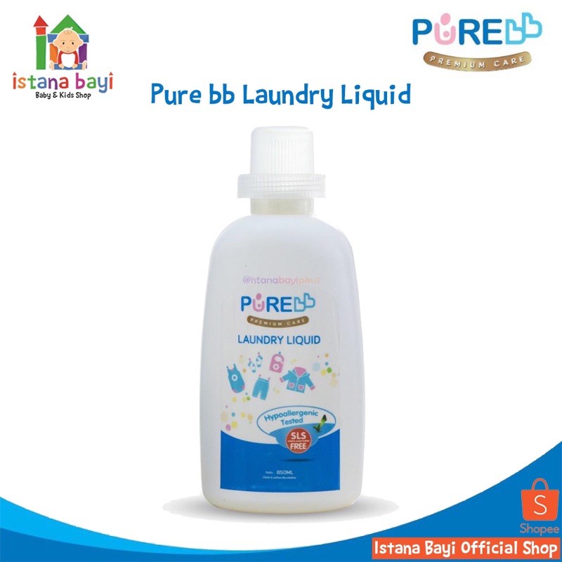 PureBB Laundry Liquid 850 ml - Detergent Bayi