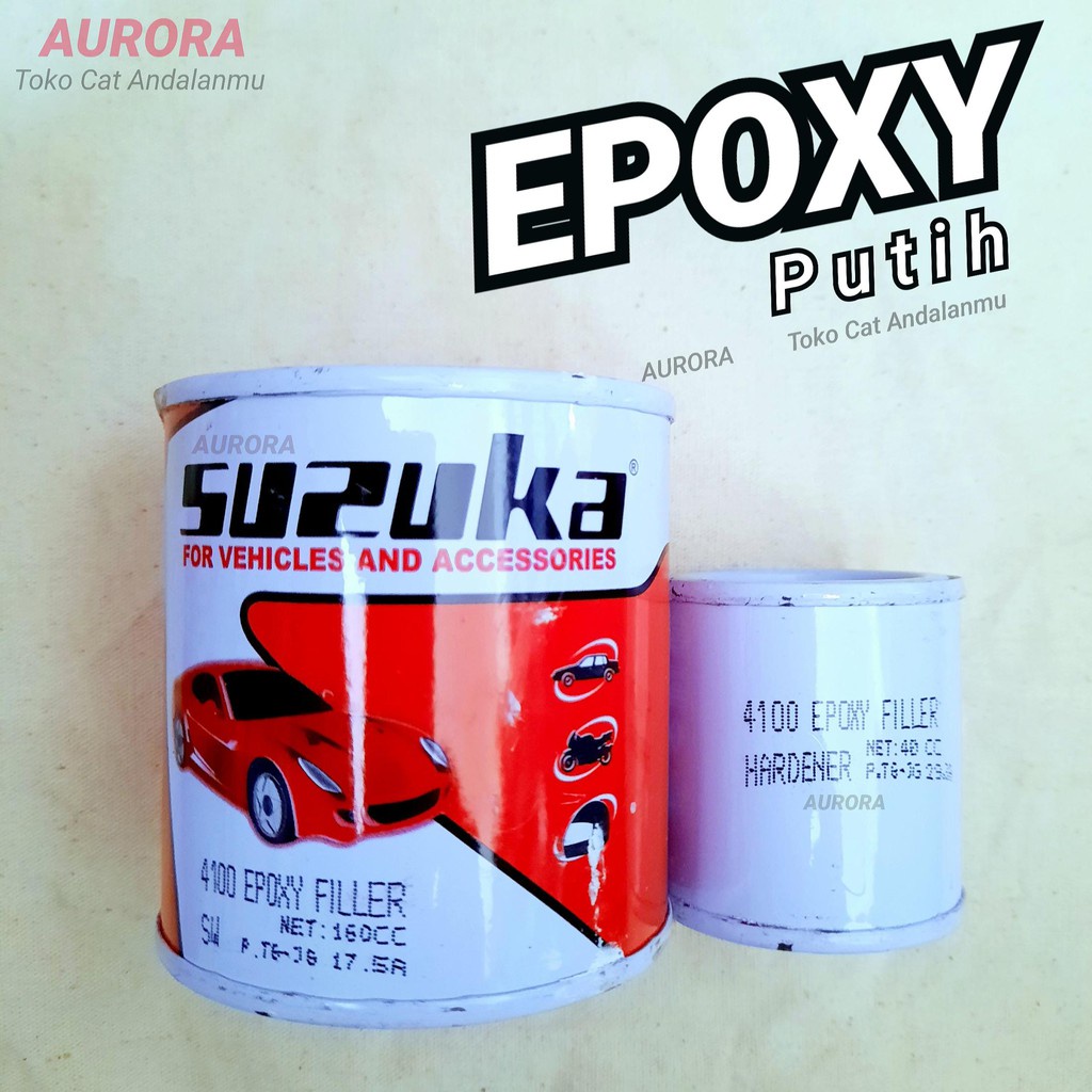 

Epoxy Suzuka Primer White Dasaran Putih Epoksi Filler Susuka Filer Poksi Foxy Foksi 250ml