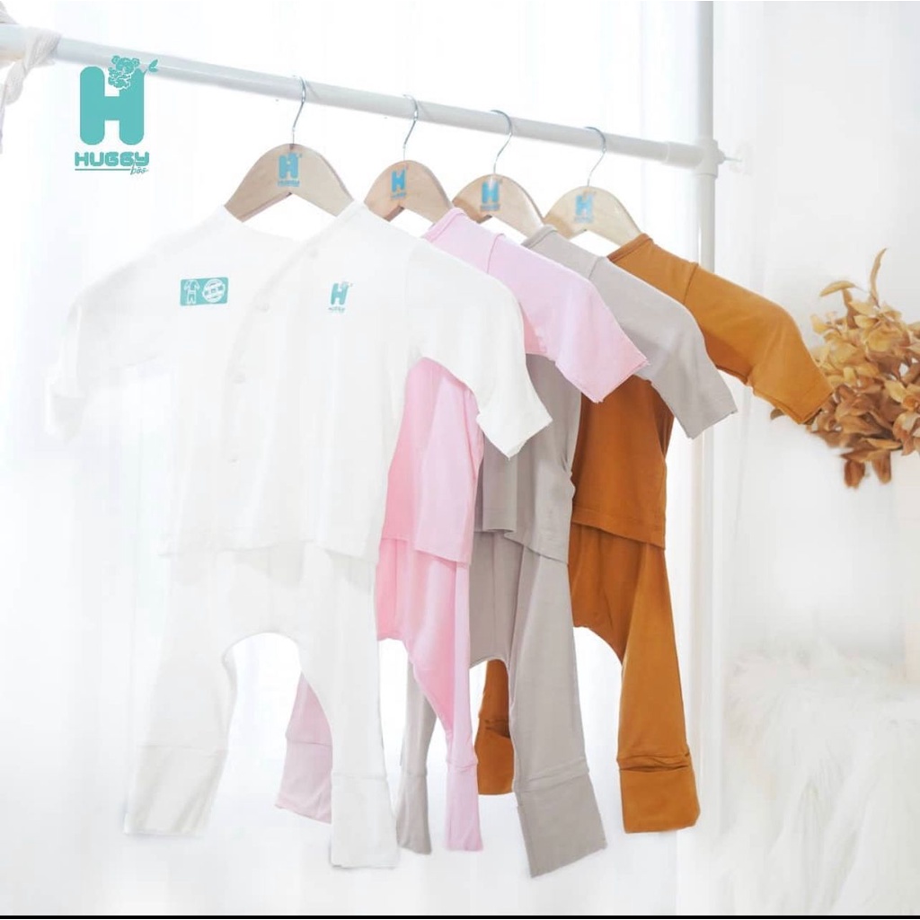 HUGGY BOO KIMONO PANJANG SETELAN