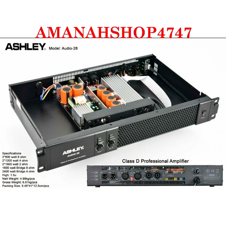 POWER ASHLEY AUDIO28 AMPLI POWER ASHLEY AUDIO 28