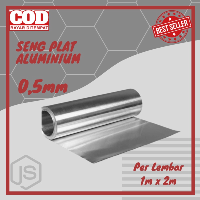 SENG PLAT ALUMUNIUM 0,5MM LEMBARAN ALUMINIUM SHEET SENG PLAT