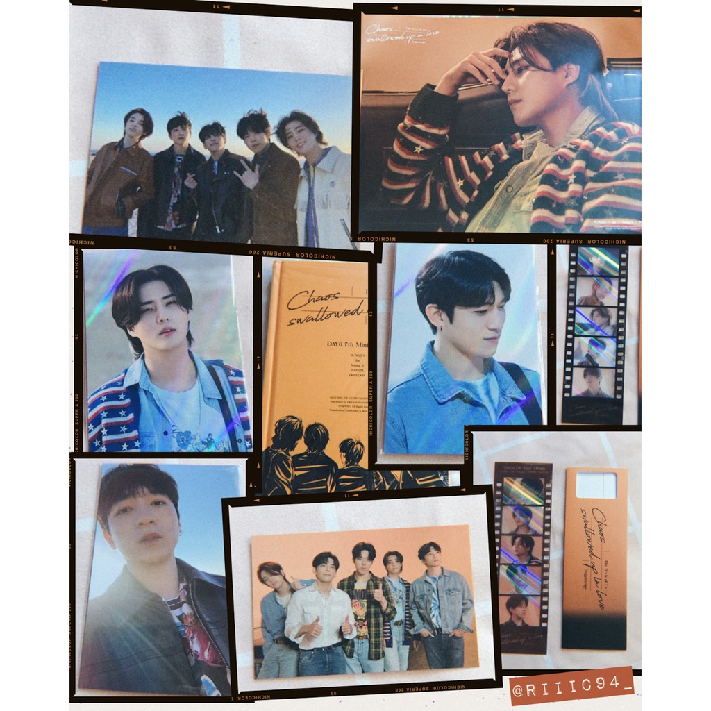 Album Day6 Negentropy - POSTER - PC - Photocard - Film Bookmark