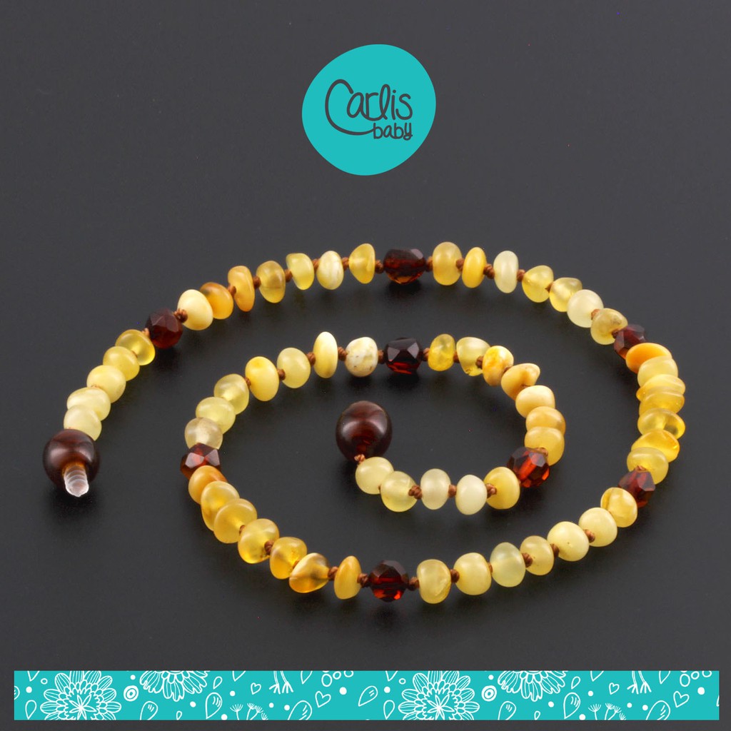 CE160 Kalung Amber Tumbuh Gigi Bayi By Carlis Baby