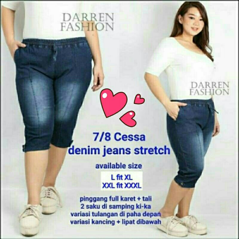 Celana Pendek Wanita Jumbo 7/8