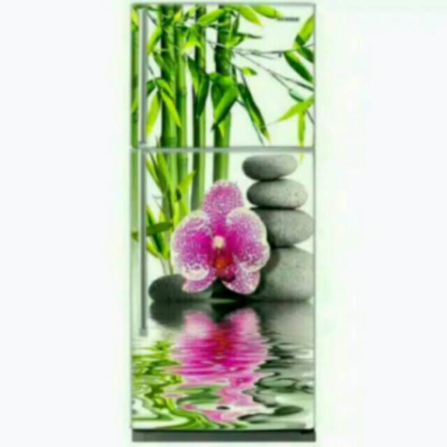 Variasi stiker kulkas2 pintu jumbo