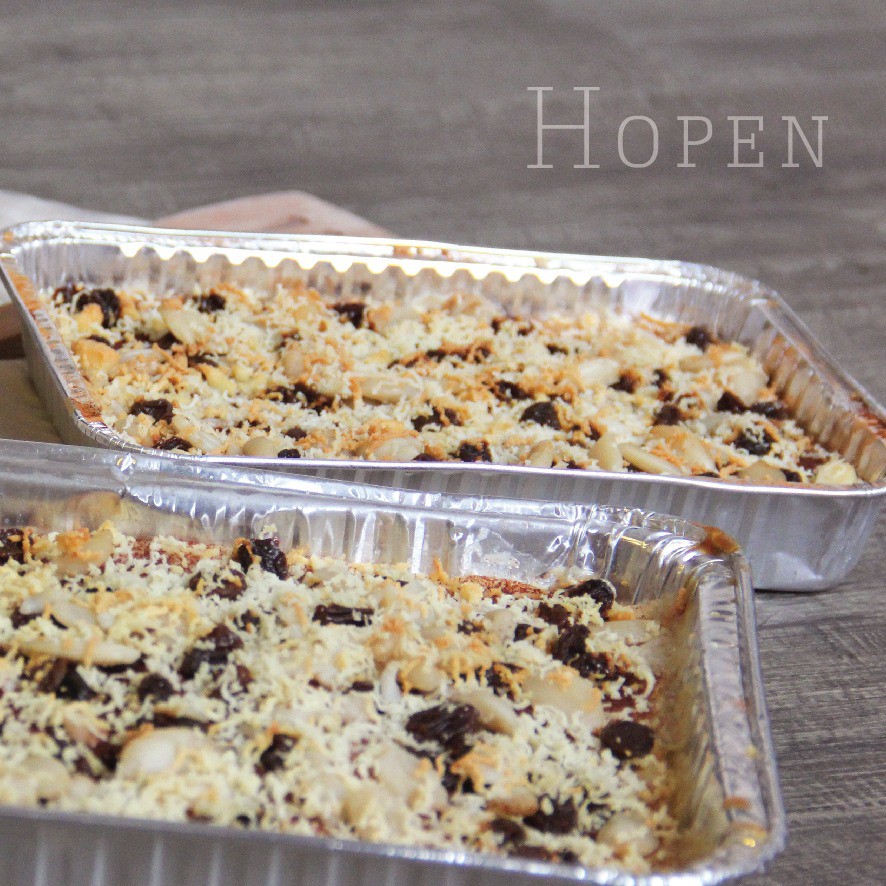 

Hopen Klappertaart / Klappertart Original "HOME MADE" khas manado