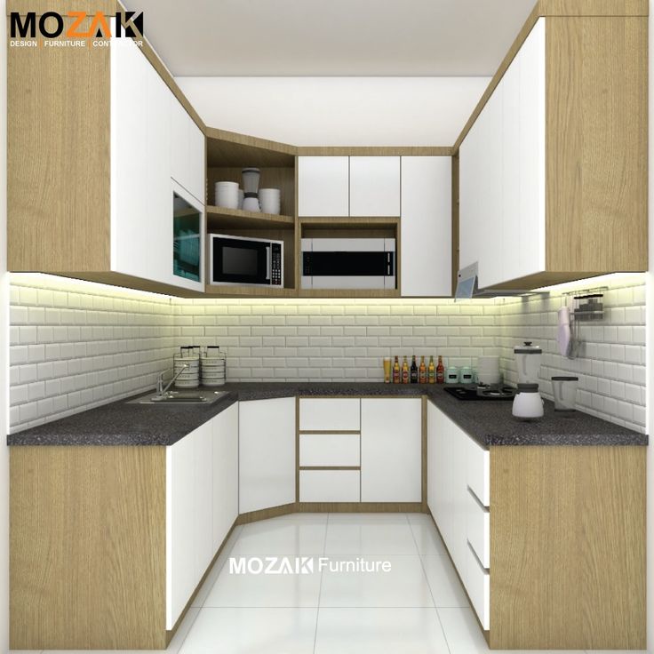 kitchen set minimalis atas bawah custom jakarta