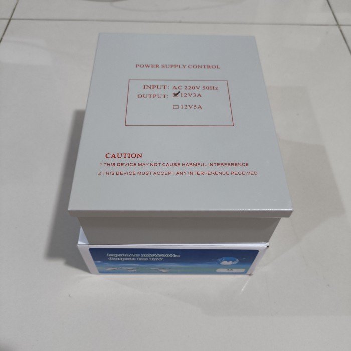 

Termurah Psu 3A / Box Power Supply 12V 3A Access Control 12V3A Acc 220V 5Hz