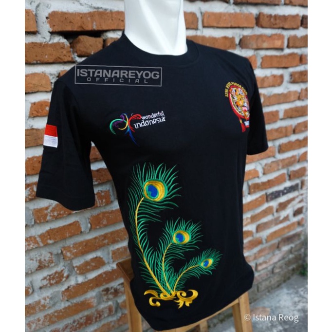 KAOS REOG BORDIR HALUS ( bisa bayar di tempat ) / KAOS BUDAYA / KAOS BUJANGGANONG / KAOS JARANAN