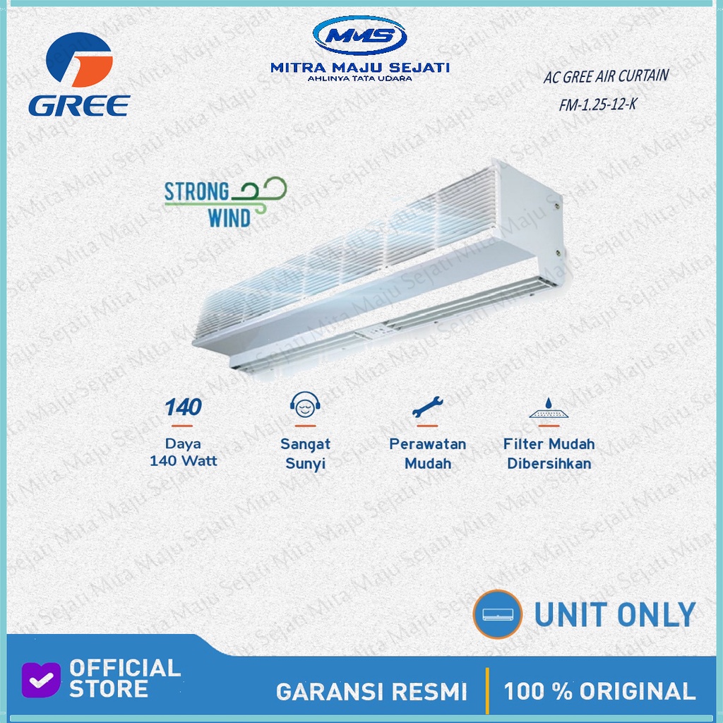 Jual AIR CURTAIN FM-1.25-12K 120 CM GREE | Shopee Indonesia