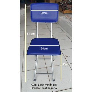  KURSI  MINIMALIS  LIPAT sandaran dudukan Busa Praktis 