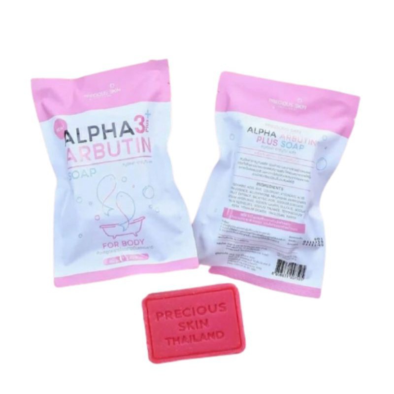 Precious Skin Alpha Arbutin 3 Plus Collagen Whitening Soap / Sabun Pemutih Badan / Sabun / Soap 80g