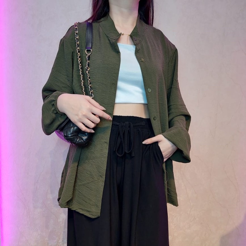 ⭐️ PREMIUM AIRFLOW CRINCLE ⭐️ Vella Blouse CRINCLE u8y