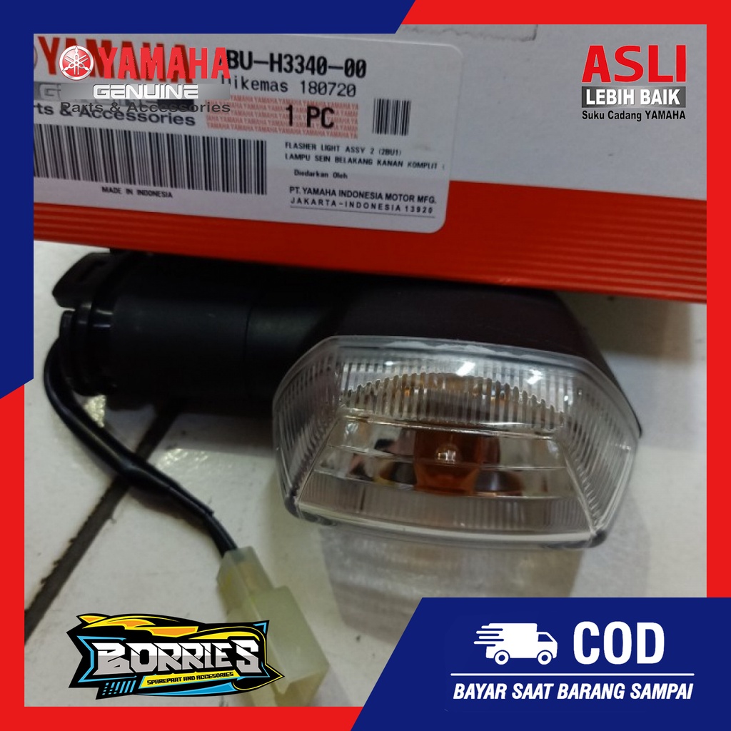 Lampu Sen Belakang Kanan Yamaha XRide 115-XRide 125 2BU-H3340-00 Asli