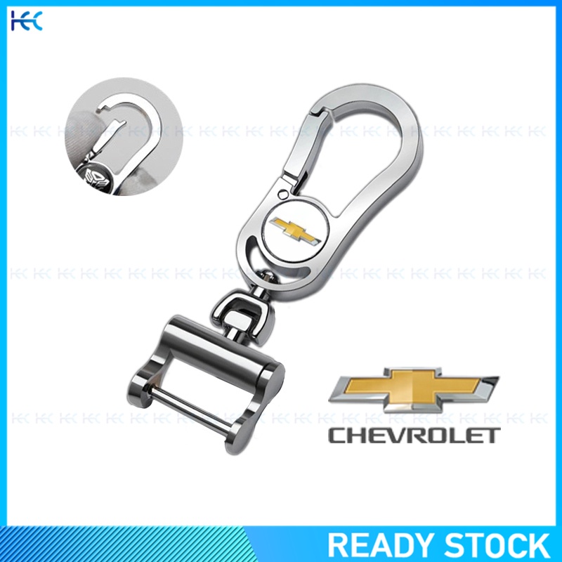 【Customized】Alloy Metal Logo Motorcycle Keychain Car keychain for Chevrolet