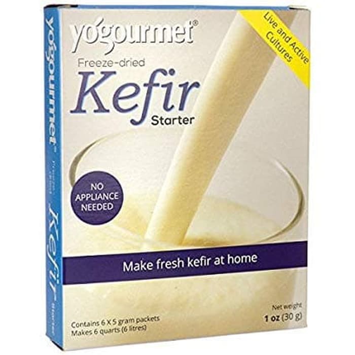 

Yogourmet Freeze Dried Kefir Starter 30 gr / Bibit Milk Kefir / Yogurt