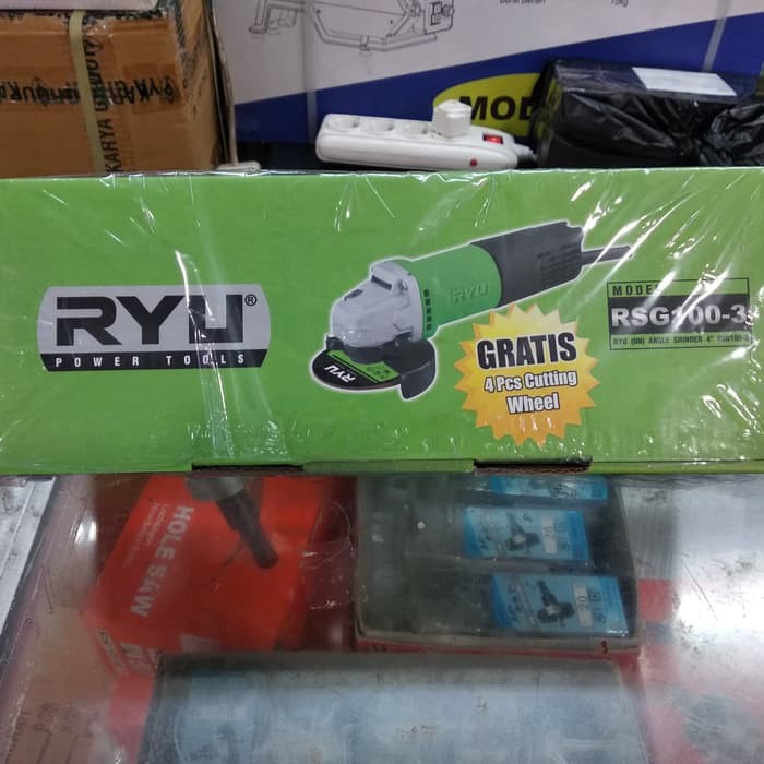 GERINDA TANGAN RYU RSG 100-3 / GERINDA TANGAN RYU 4 INCH