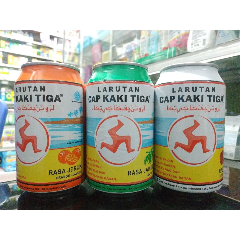 LARUTAN PENYEGAR CAP KAKI 3 KALENG 320 ML