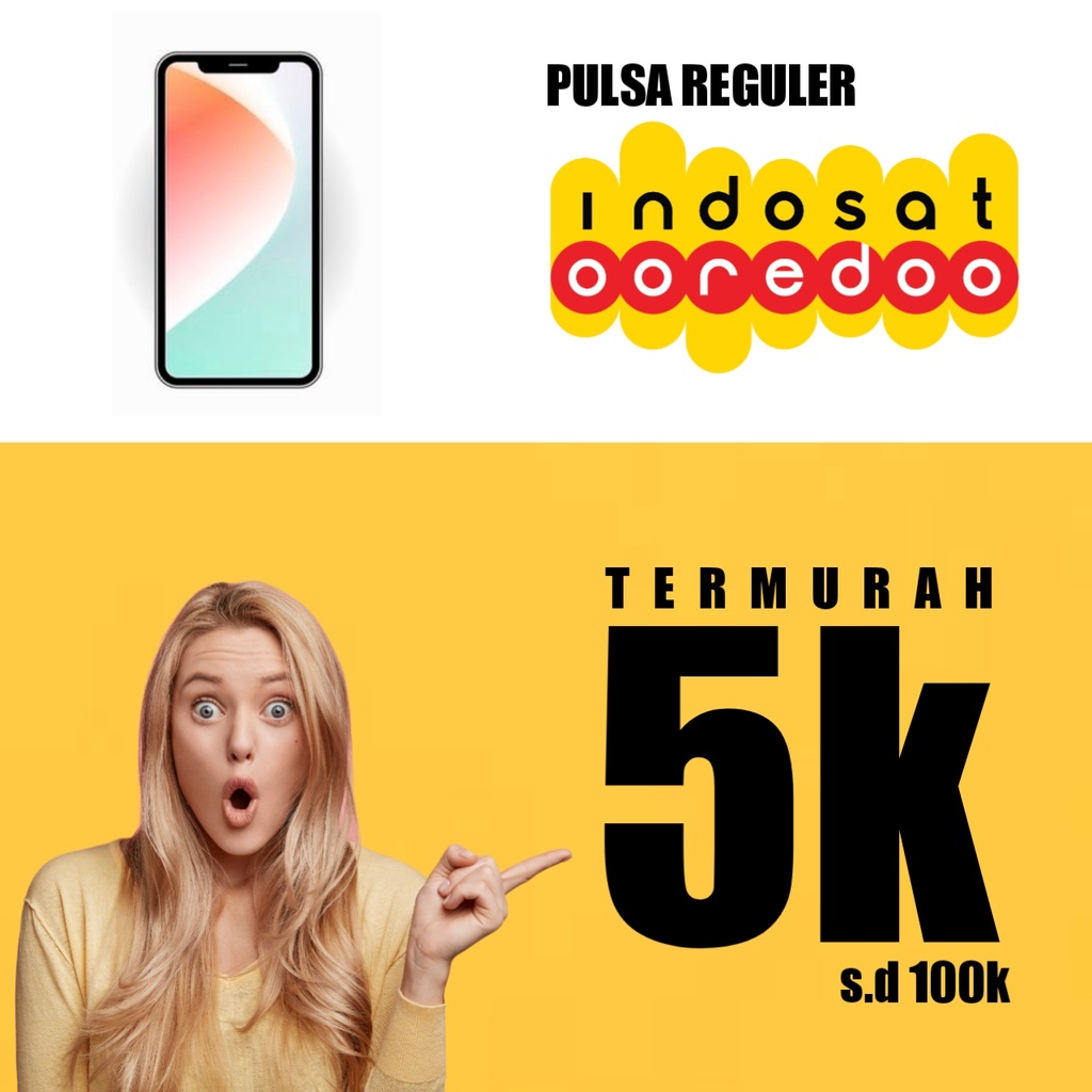Pulsa Indosat / Pulsa Reguler / Pulsa Selular / Pulsa HP / Pulsa Murah