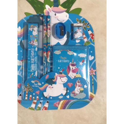 

Termurah!! KODE-288 Paket Alat Tulis / Souvenir Ulang Tahun / Stationery Set Unicorn