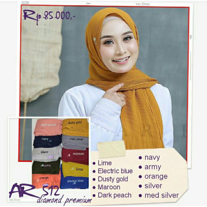 PASHMINA PLISKET BEST SELLER✅ AR 512