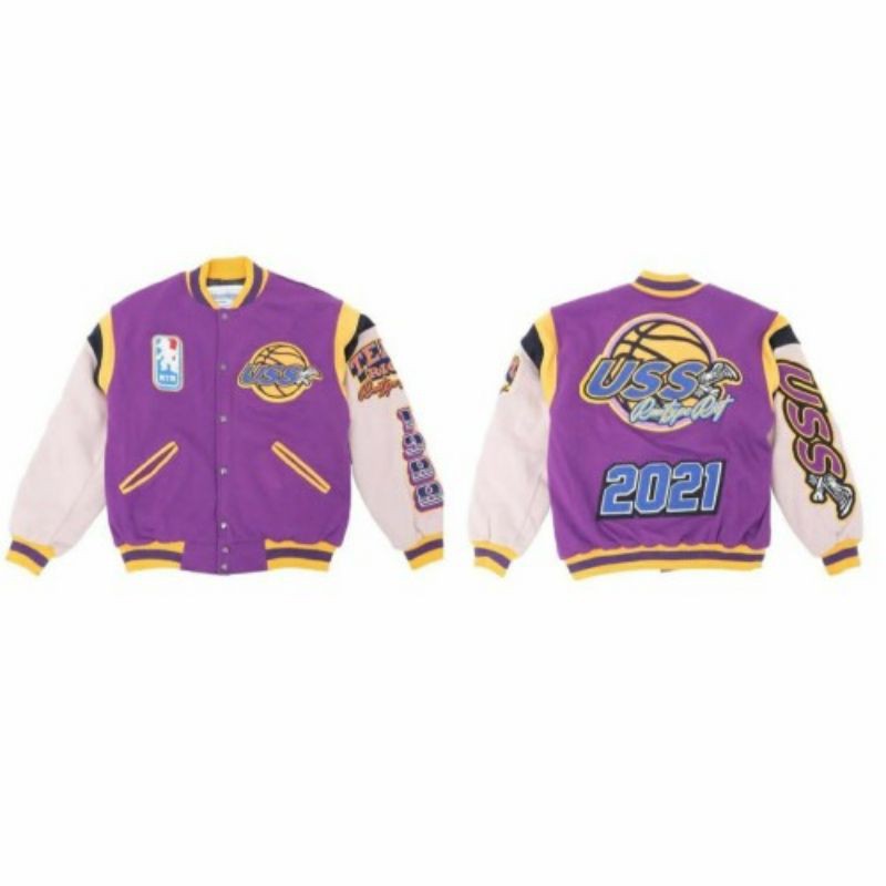 Varsity Jacket USS X RAWTYPE RIOT
