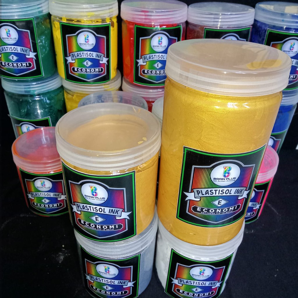 

Tinta Sablon PLASTISOL SHIMER GOLD Brain Plus 500gr