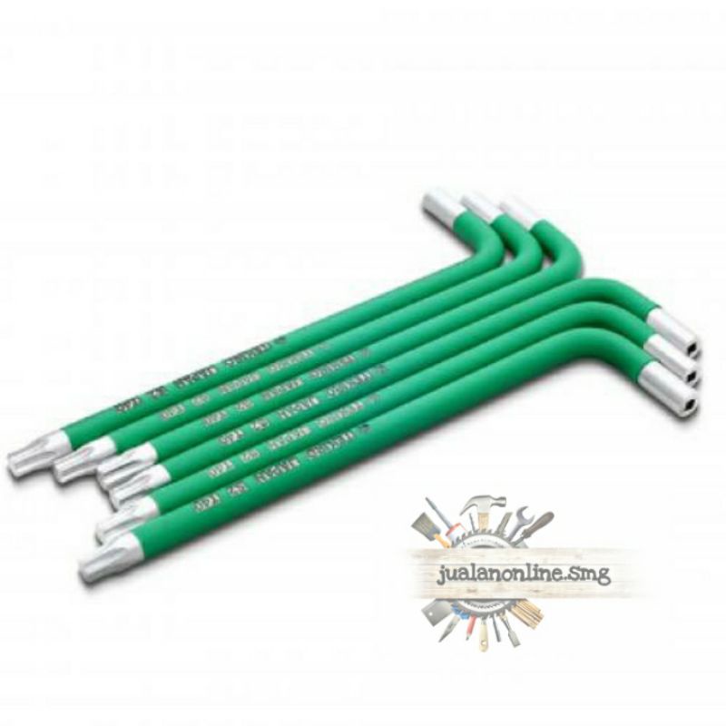 TEKIRO KUNCI L STEL KLEP T40 KOMBINASI ECER BIJIAN