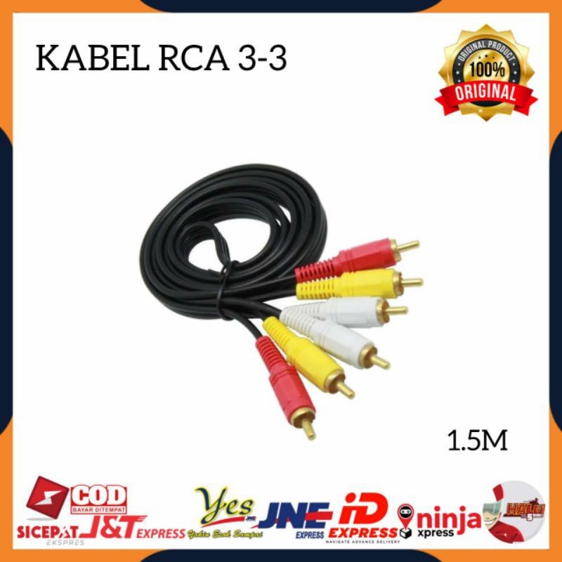 BISA COD Kabel HDMI TO HDMI 1.5 Meter 3 Meter 5 Meter Serat Jaring High Quality - CONVERTER HDMI TO AV / RCA MINI BOX HDMI2AV - KABEL HDMI TO RCA LAPTOP KE TV TABUNG CONVERTER MINI BOX HDMI TO RCA