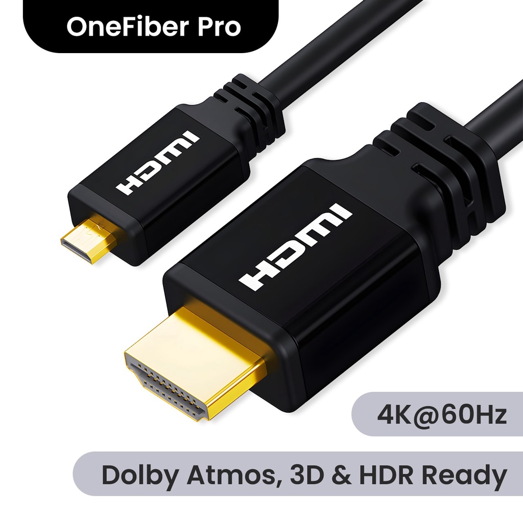 Jual Kabel Micro Hdmi Male To Hdmi Male V Meter Onefiber Of Shopee Indonesia