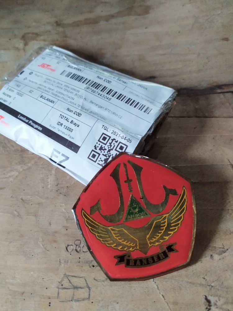 Pin Baret Banser - Emblem Baret Banser