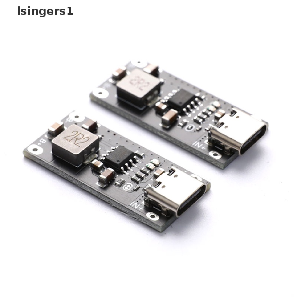 (lsingers1) Modul Board Charger Baterai Lithium Li-ion 18650 USB Tipe-C 5V 3A 3.7V