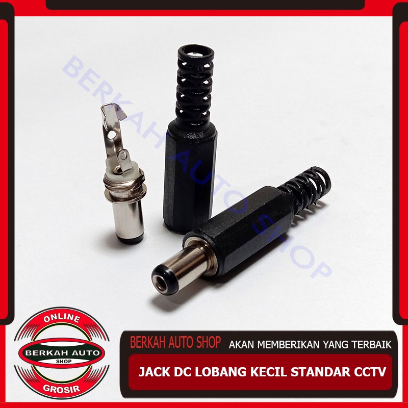 jack dc lobang kecil standar cctv