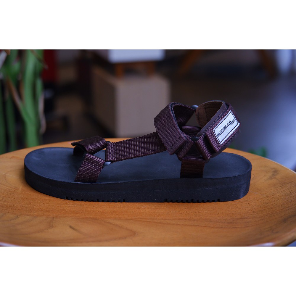 sandal pria wanita kasual volkerfootwear art marco blackbrown