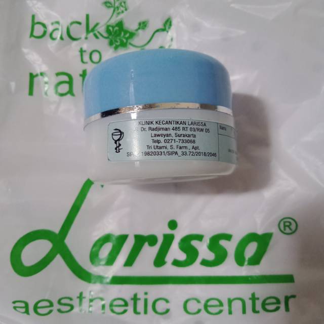 Larissa skincare cream malam glowing