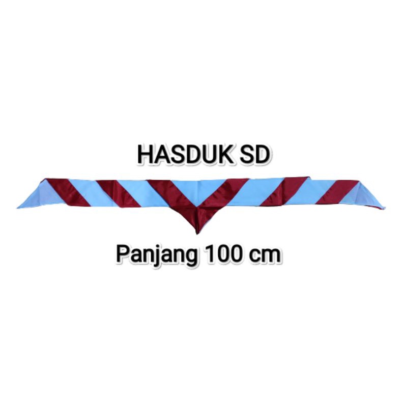 Hasduk Pramuka SD ~per pcs~ / Hasduk panjang 100 cm / Hasduk SD