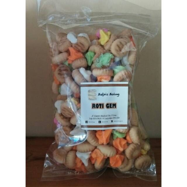 

Roti Gem biskuit warna warni enak jadoel