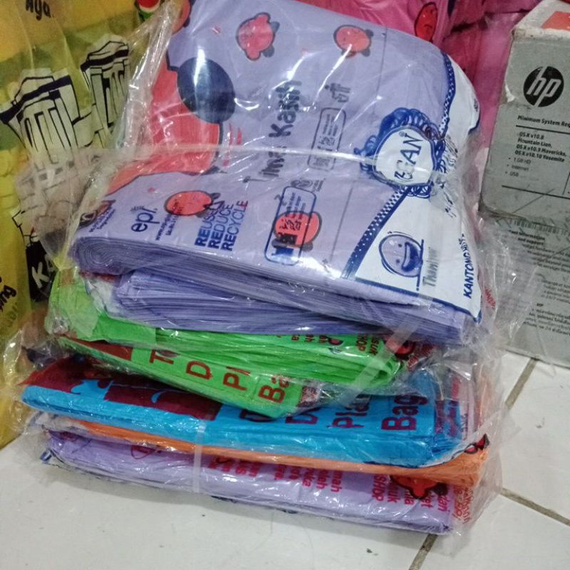 Kantong kresek motif smile thank you full 2,5 ons bukan yg 2,4 ons