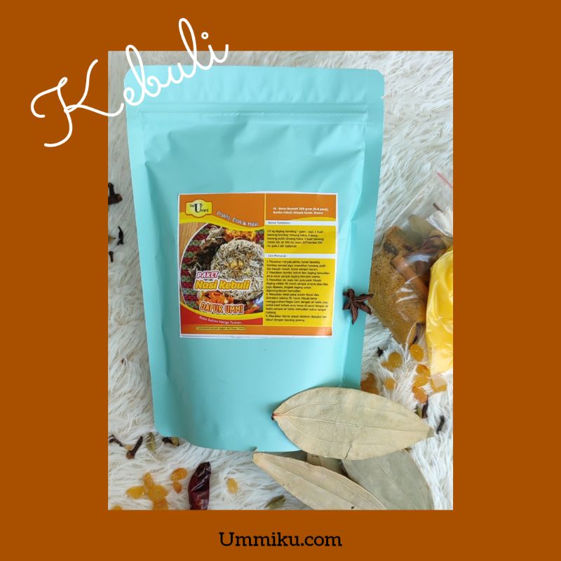 

BUMBU NASI KEBULI BRIYANI MANDHI BUKHARI - khas Timur Tengah - Racikan Dapur Ummi - PAKET TANPA BERAS