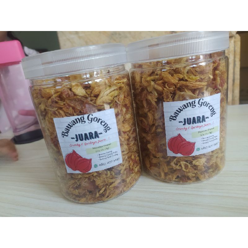 

Bawang Goreng ASLI SUMENEP TANPA CAMPURAN || SUMENEP || BAWANG GORENG PEDAS || Gurih, Renyah, Harum || Premium Quality || HAMPERS ||