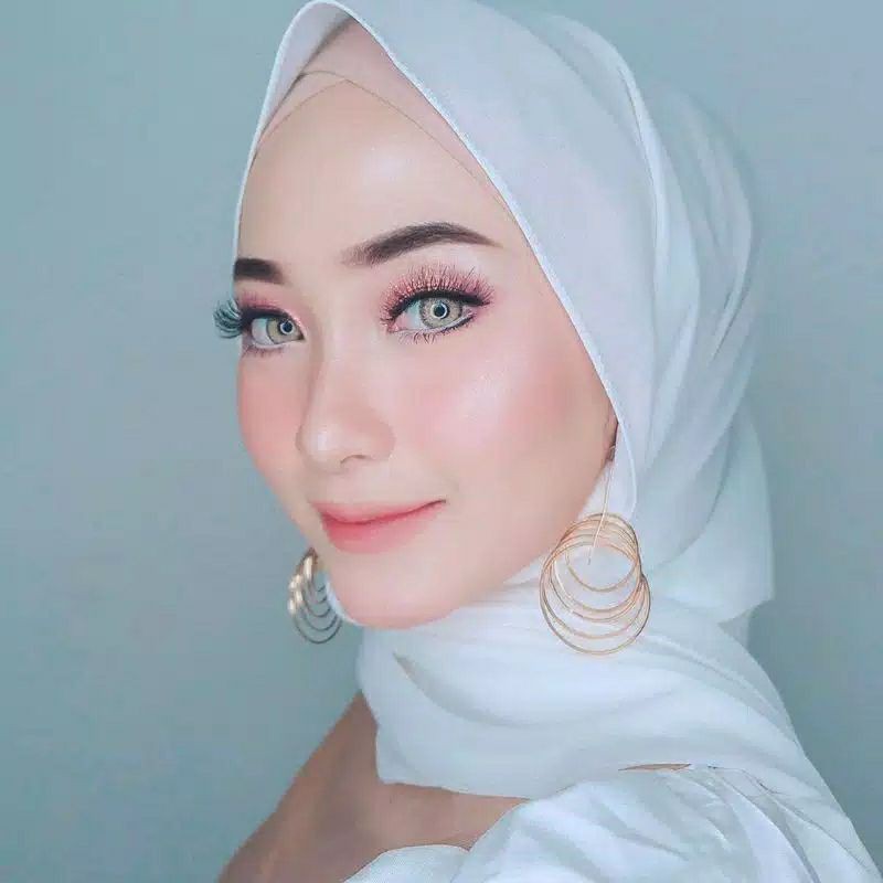 pasmina ceruty babydoll white ,pasmina putih bersih
