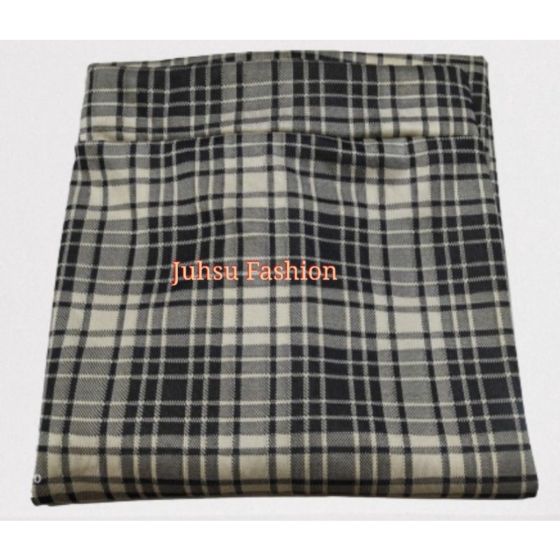 COD Rok Span Tartan Panjang Jumbo / Rok Motif Kotak / Rok Tartan Korean Style